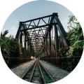 Cycling along Bukit Timah Railway