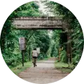 Jogging along the Rail Corridor